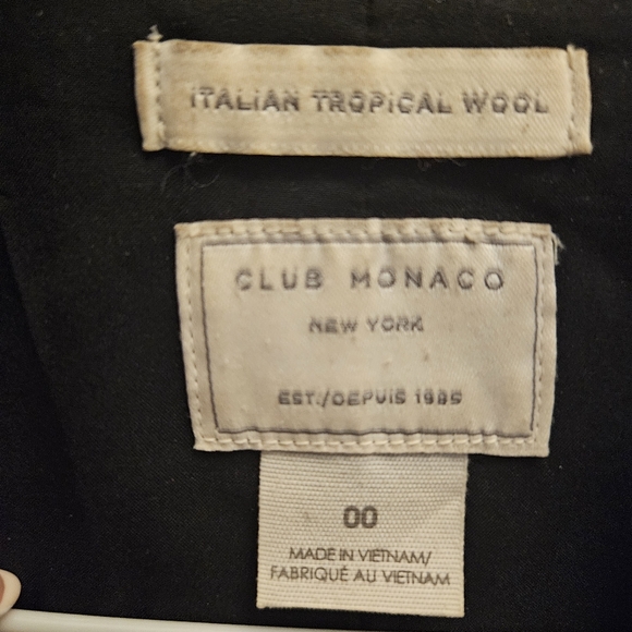 Club Monaco Black Blazer Suit Set - Picture 4 of 7